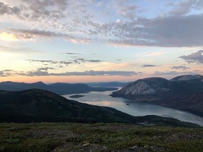 photo of Windy Arm from the top of Montanna mountain
